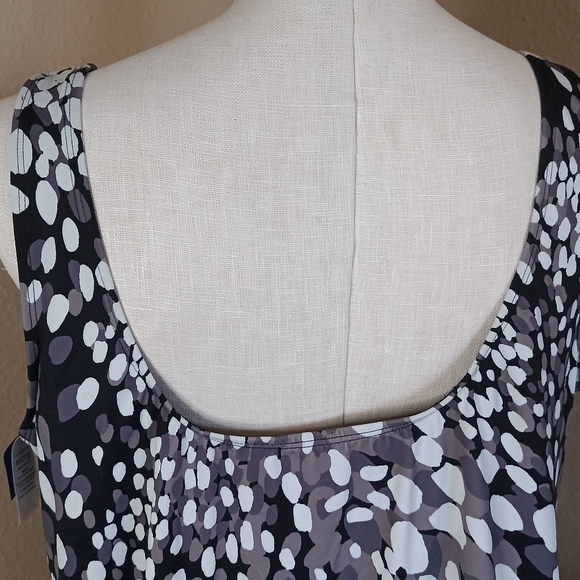 Swimsuits For All Tankini Top Size 20 Side Tie Scoop Neck - Picture 8 of 12